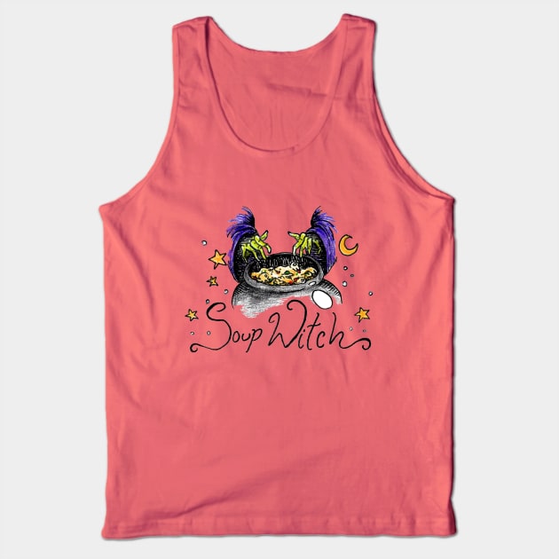 Soup Witch Tank Top by DanaBeyer